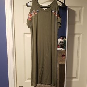Maurice's cold shoulder dress